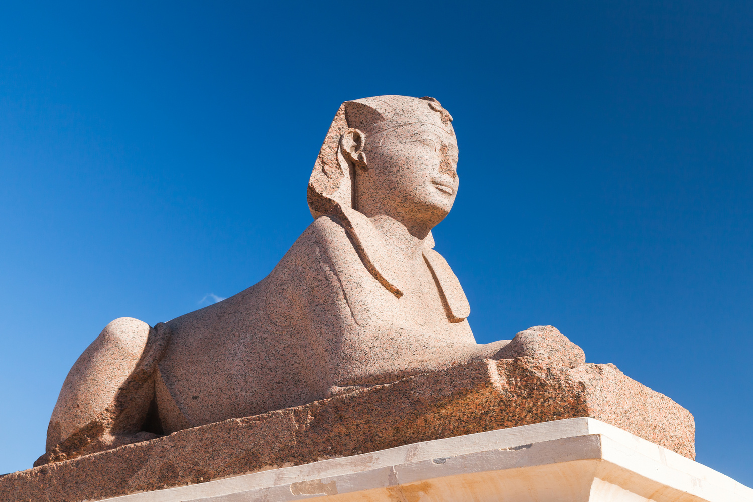 Alexandria, Egypt. Sphinx statue